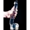 Berlin Dildo Clear 35 X 5.2 Cm - Dildoshop