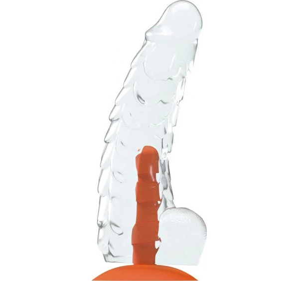 Bronto Dildo Clear XL Ventouse L 28 Ø 8 Cm 1 Bronto Dildo Clear XL Ventouse L 28 Ø 8 Cm