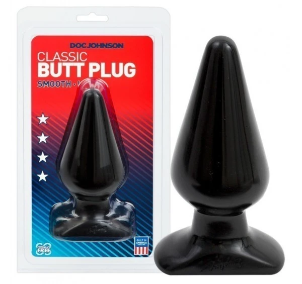 Plug Anal Doc Johnson M 14 X 5.7 Cm Noir 1 Plug Anal Doc Johnson M 14 X 5.7 Cm Noir