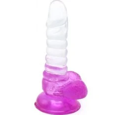 Cox Color Dildo Ondulé Ventouse L 15 Ø 3.2 Cm