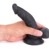 Cox Dildo Arqué 2 Black Ventouse 16 X 4 Cm - Dildoshop