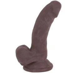 Cox Dildo Articulé Ventouse Marron Brun 14.50 X 3.20 Cm