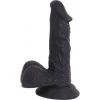 Cox Dildo Black Ventouse 17 X 4 Cm