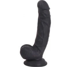 Cox Dildo Black Ventouse 22 X 4 Cm - Dildoshop