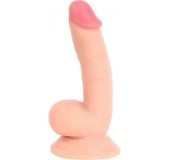 Cox Dildo Flesh Ventouse 17.5 X 3.5 Cm