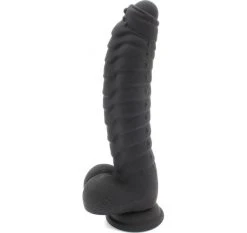 Cox Dildo Stimulant Black Ventouse Silicone 22 X 5 Cm