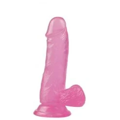 Dildo Jelly Studs Ventouse Pink 14 X 3.7 Cm - Dildoshop