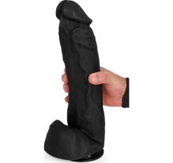 Cox Dildo Gros Gode Anal Noir Avec Ventouse 37 X 8cm