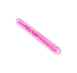 Double Dong Pure Jelly Rose Clear 44 Cm X 4 Cm