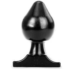 Hyper Méga Plug Anal Ou Vaginal XXL - L 19 Ø 11 Cm Noir