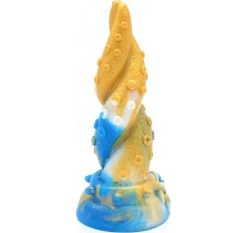 Little Monster Dildo Plug Stimulant L 18 Ø 5.5 Cm Silicone Or Bleu